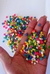 Mini Estrelinha em Biscuit Fimo- Tons Fortes- 10 g