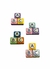Aplique Cubo ABC em Resina- 4 Unids R$3,50