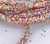 Tubo de Strass com Paetê 50 cm - Cores Neon - comprar online