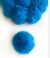 Pompom Sintético Pelúcia 7 cm- 2 Unid. ( Mesma Cor) - Atacadão das Fitas 