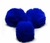 Pompom Sintético Pelúcia 7 cm- 2 Unid. ( Mesma Cor) - loja online