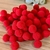 Pompom Bolinha 1 cm Vermelho - 50 Unids.