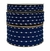 Kit Fita Sinimbú Pesponto Pompom Azul Marinho 1937/C08 (3 tamanhos) - 2m de cada na internet