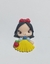 Aplique Em Biscuit Princesa ( Branca De Neve) Com A Maçã Na Mão - Tam 6 Cm - Unid