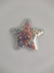 Aplique Transparente Estrela c/Paetês 5 cm - comprar online