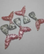 Aplique Cauda de Sereia com Glitter 4 x 3 cm- Unid. - comprar online