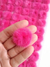 POMPOM ACHATADO DE PELÚCIA - 4.5 CM - COM 2 UNIDADES - R$4.50 - loja online