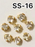 Strass de Costura Base Dourada- 4 Tamanhos - comprar online