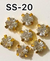Strass de Costura Base Dourada- 4 Tamanhos na internet