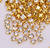 Strass de Costura Base Dourada- 4 Tamanhos