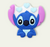 Aplique Emborrachado Stitch Personagem Azul Tam 3.0 x 3.1 cm- Unid.