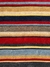 Tapete artesanal Kilim Listrado em chenile colorido. - comprar online