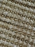 Tapete artesanal Fibras em algodão bege, chenile bege, juta e fibra de bananeira. - comprar online