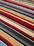 Imagem do Tapete artesanal Kilim Listrado em chenile colorido.
