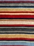 Tapete artesanal Kilim Listrado em chenile colorido. - comprar online