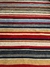 Tapete artesanal Kilim Listrado em chenile colorido. - loja online