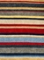 Tapete artesanal Kilim Listrado em chenile colorido. na internet