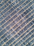Tapete artesanal Tear em chenile azul marinho, algodão cru e sisal natural. - Terral Tapetes | tapetes artesanais