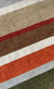 Tapete artesanal Kilim Listrado em chenile colorido. - comprar online