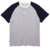 Camiseta Lacoste L!VE Cinza/Azul Marinho