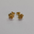 Arete Rosa en Oro 18k