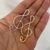 ARETE TOPO NOTA MUSICAL CLAVE DE SOL EN PLATA FILIGRANA - comprar online