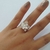 Anillo margarita en plata filigrana