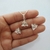 Juego Orquidea en plata Filigrana