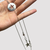 Cadena estrella tipo corbata en plata ley 925 - FILARTECOLOMBIA