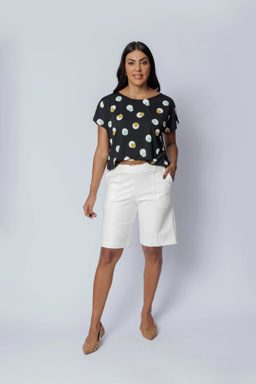 Bermuda Benni Off White