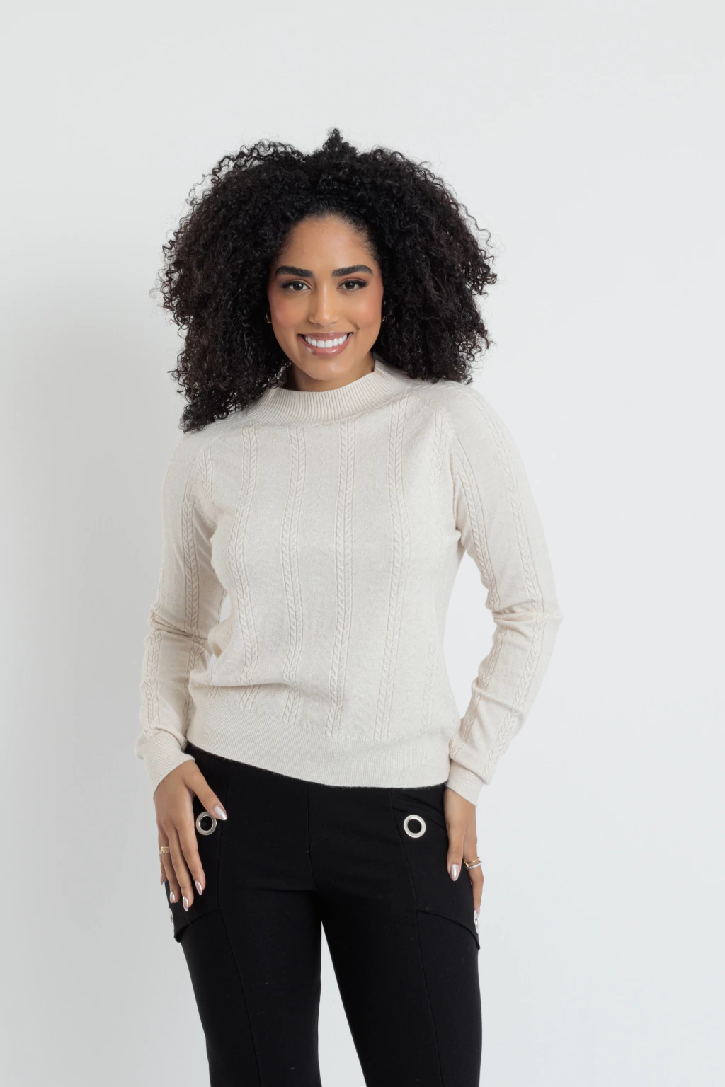 Blusa Tricot Gabi Aveia