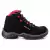 Bota de Segurança Em Microfibra Bico de PVC - Preto e Rosa - Estival - comprar online