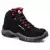 Bota de Segurança Em Microfibra Bico de PVC - Preto e Rosa - Estival