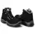 Bota de Segurança Em Microfibra Bico de PVC - Preto e Cinza - Estival - RG Safety - Calçados de Segurança, Adventure e EPIs