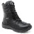 Bota de Segurança Militar em Couro Bico PVC - Fulgore - Preto