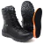 Bota de Segurança Militar em Couro Bico PVC - Fulgore - Preto - loja online