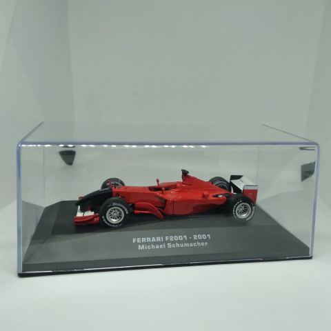 Coleçao Carros De Corrida Lendas Colecionáveis Ferrari F2001 Michael Schumacher (ref01)