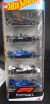 Hot Wheels Pac 5 carros de Formula 1 Mattel 1/64