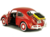 Coca-Cola Collection 1966 VW Fusca Com Rear Luggage Rack 2 Bottle Cases