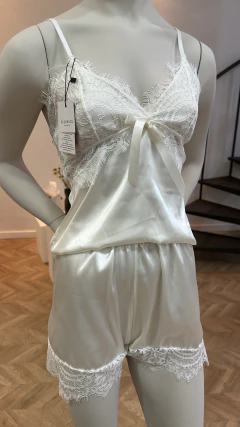 Short Doll Isabella - Linha Noite - Off white na internet