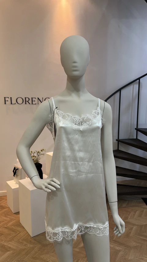 Camisola Anna - Linha Noite - off white - comprar online