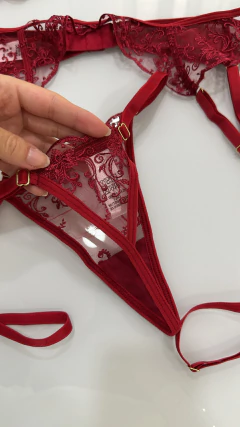 Conjunto Calcinha E Sutiã Blair com Cinta-liga - Florence Intimates - Lingeries e Moda Íntima