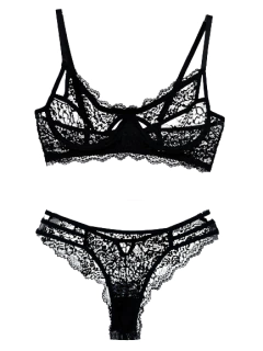 Conjunto Calcinha e Sutiã De Renda Letícia - loja online