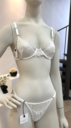 Conjunto Calcinha E Sutiã De Renda Natalie