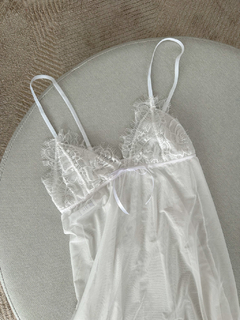 Imagem do Camisola Nath Com Calcinha - Linha Noite - Preto