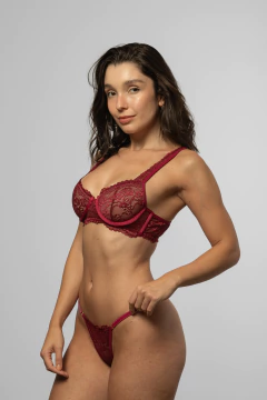 Conjunto Calcinha e Sutiã De Renda Mariana na internet