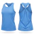 Regata Feminina Fitness DryFit Furadinho Nadador com Franzido nas Costas - comprar online