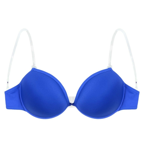 Sutiã bojo aro costa silicone alça transparente Sem Alças