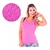 Blusa Regata Feminina Furadinha Nadador Academia Fitness