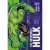 Capa do caderno Hulk 1/4 da Tilibra, com ilustração do personagem Hulk em fundo verde e azul.